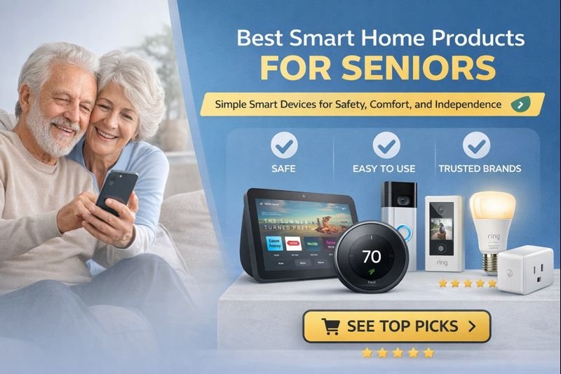 Best smart home devices for seniors that are simple, safe, and easy to use
