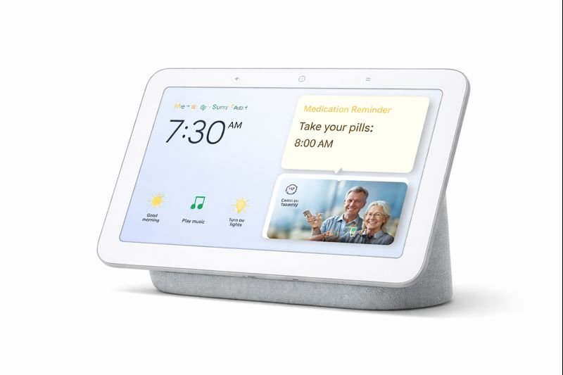 Google Nest Hub smart display for seniors living alone