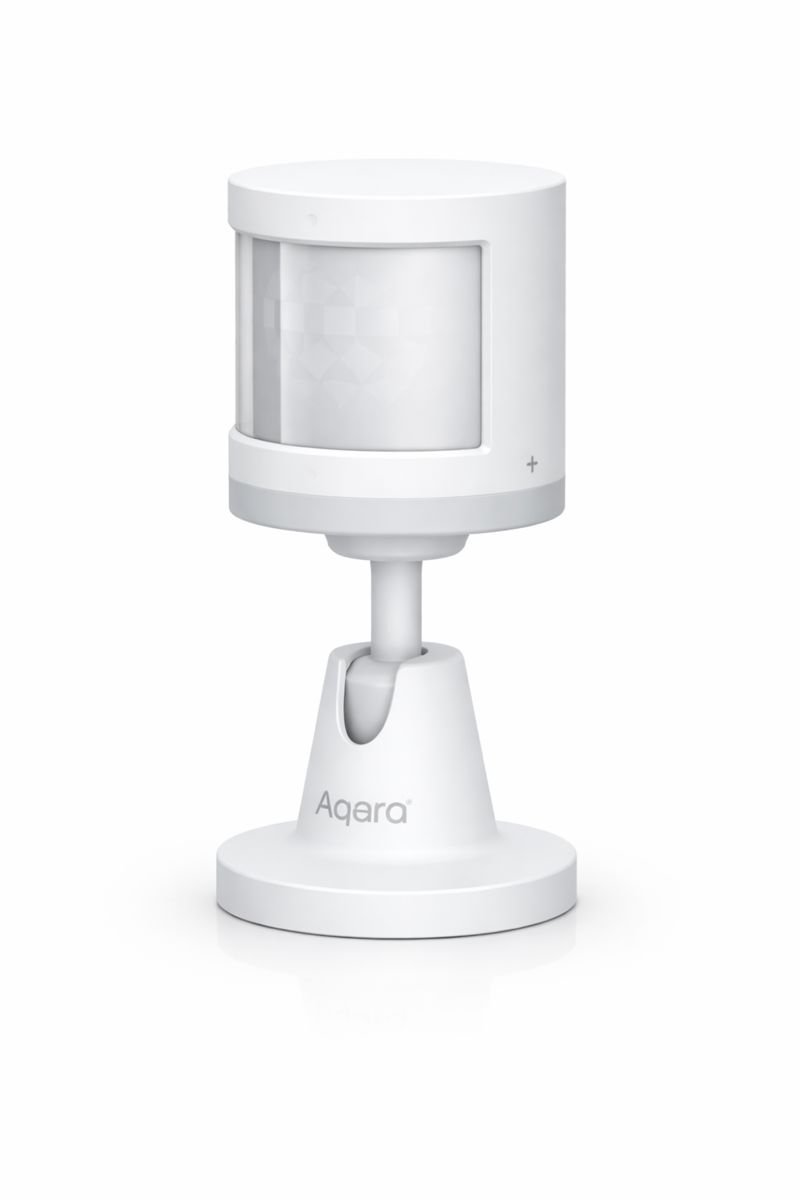 Aqara motion sensor monitoring senior activity without cameras