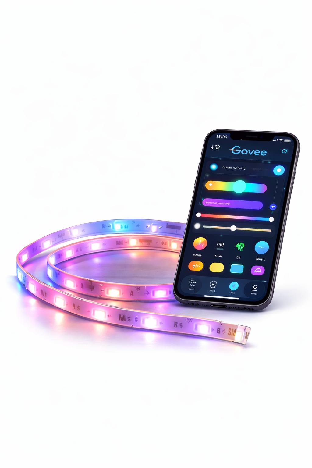Govee RGBIC LED Strip Lights renter-friendly smart home device
