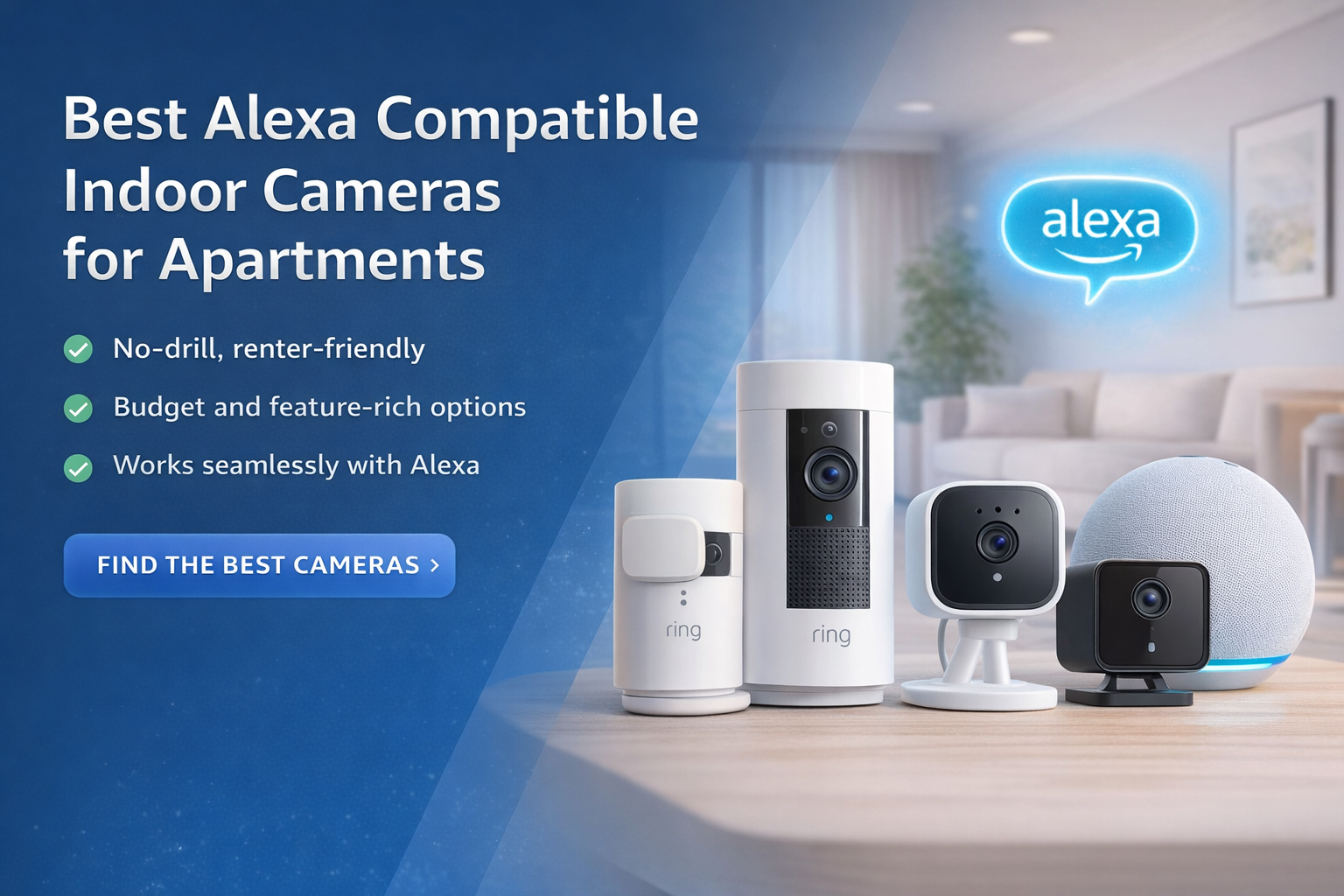 Best Alexa Compatible Indoor Cameras for Apartments