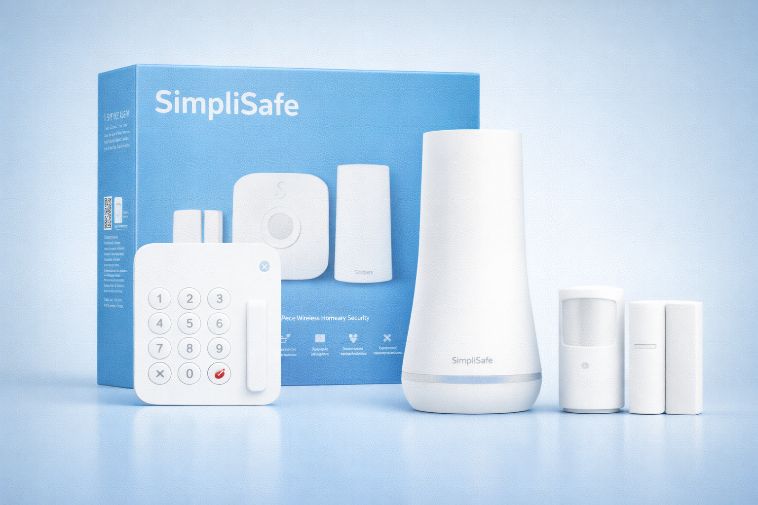 SimpliSafe 5-Piece Wireless Home Security System renter-friendly smart home device