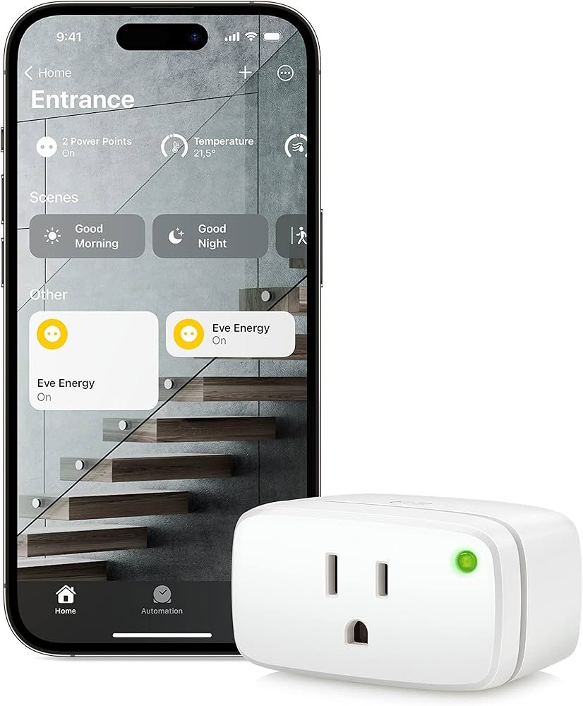 Eve Energy (Matter Smart Plug) renter-friendly smart home device