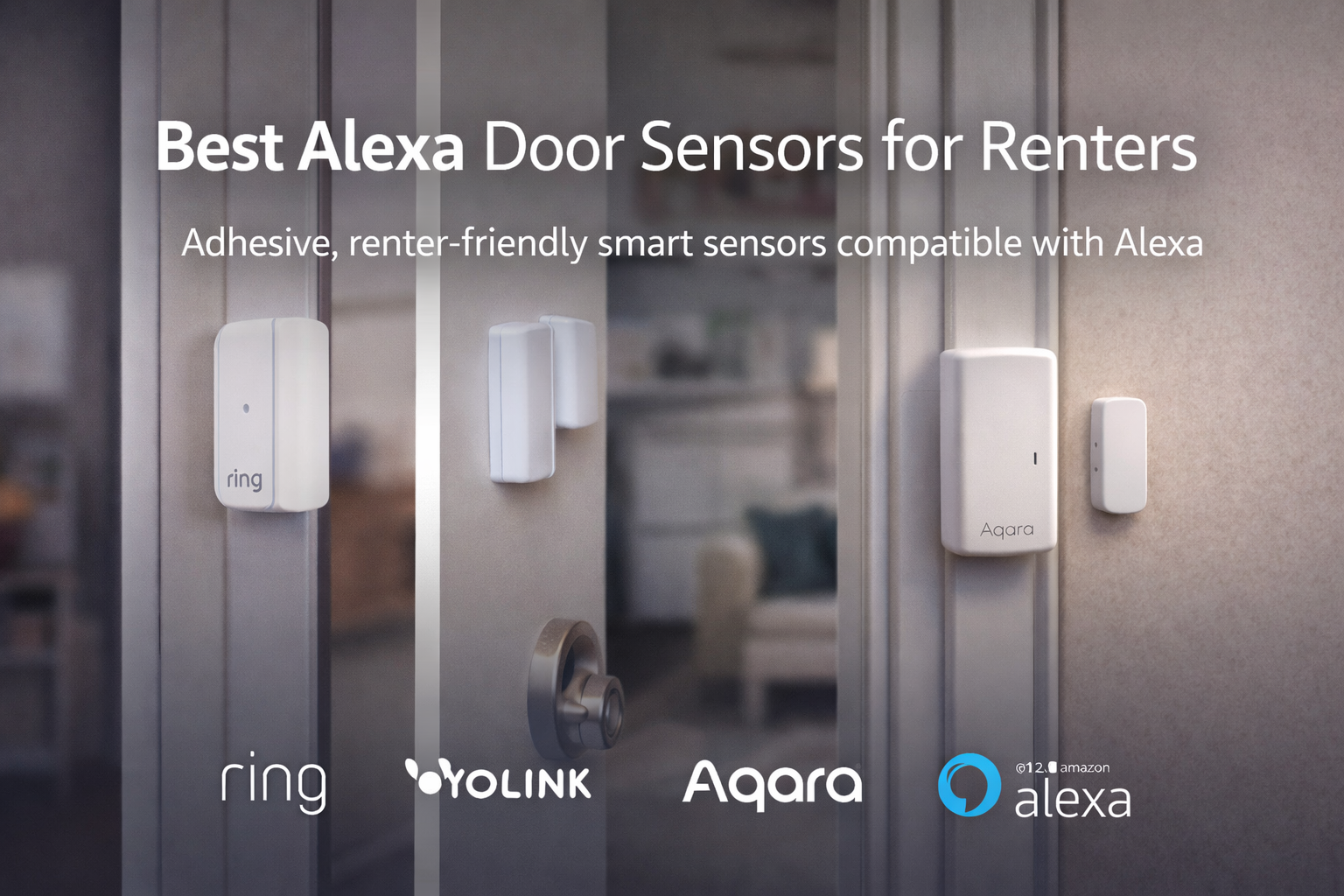 Best Alexa Door Sensors for Renters (Easy Setup)