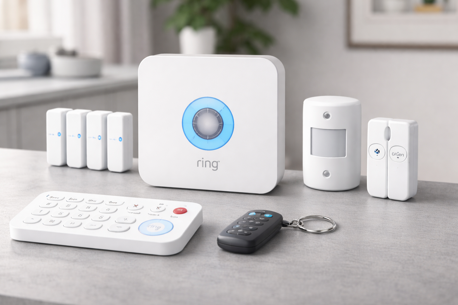 Ring Alarm (2nd Gen) renter-friendly smart home device