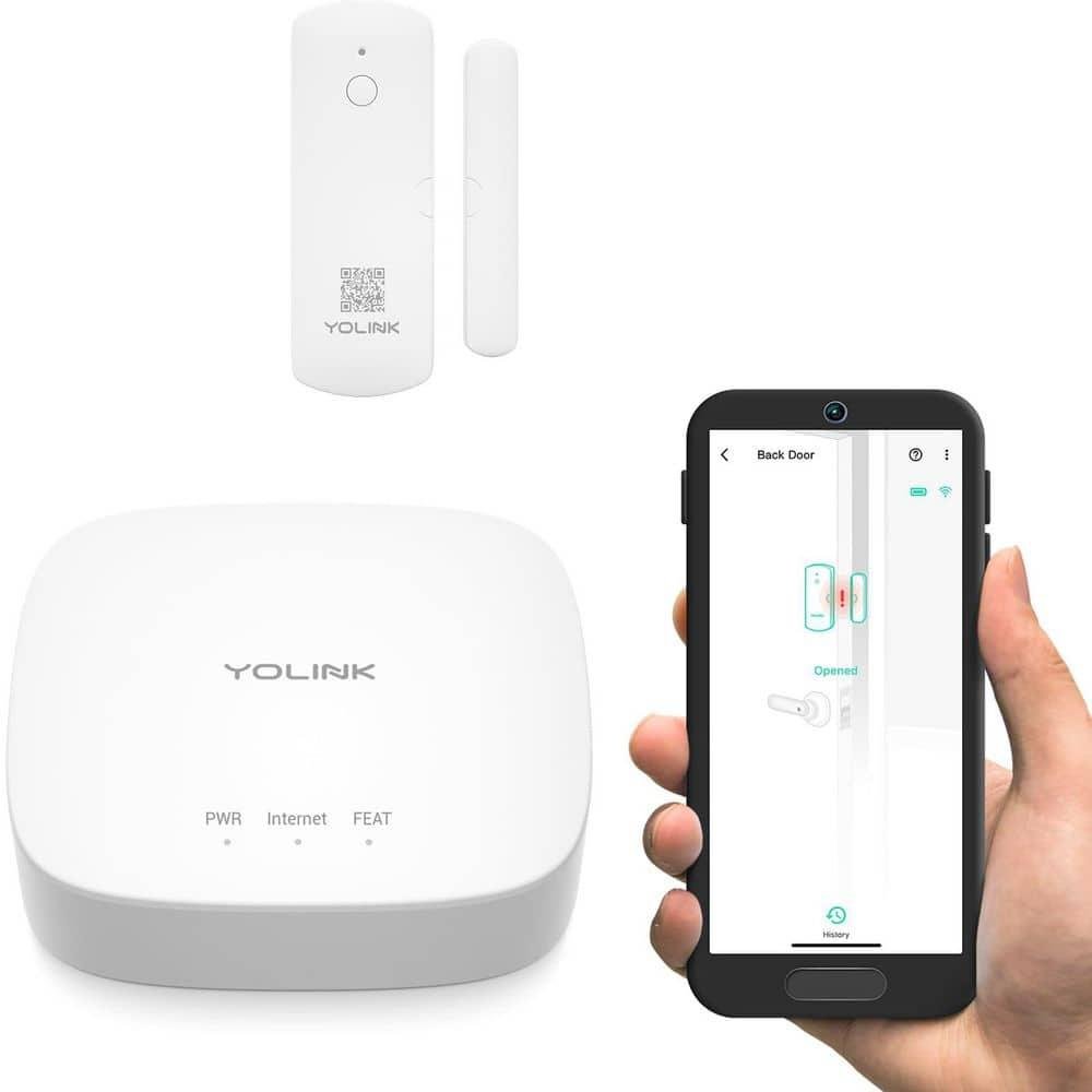 YoLink Smart Home Starter Kit (Hub + Sensors) renter-friendly smart home device