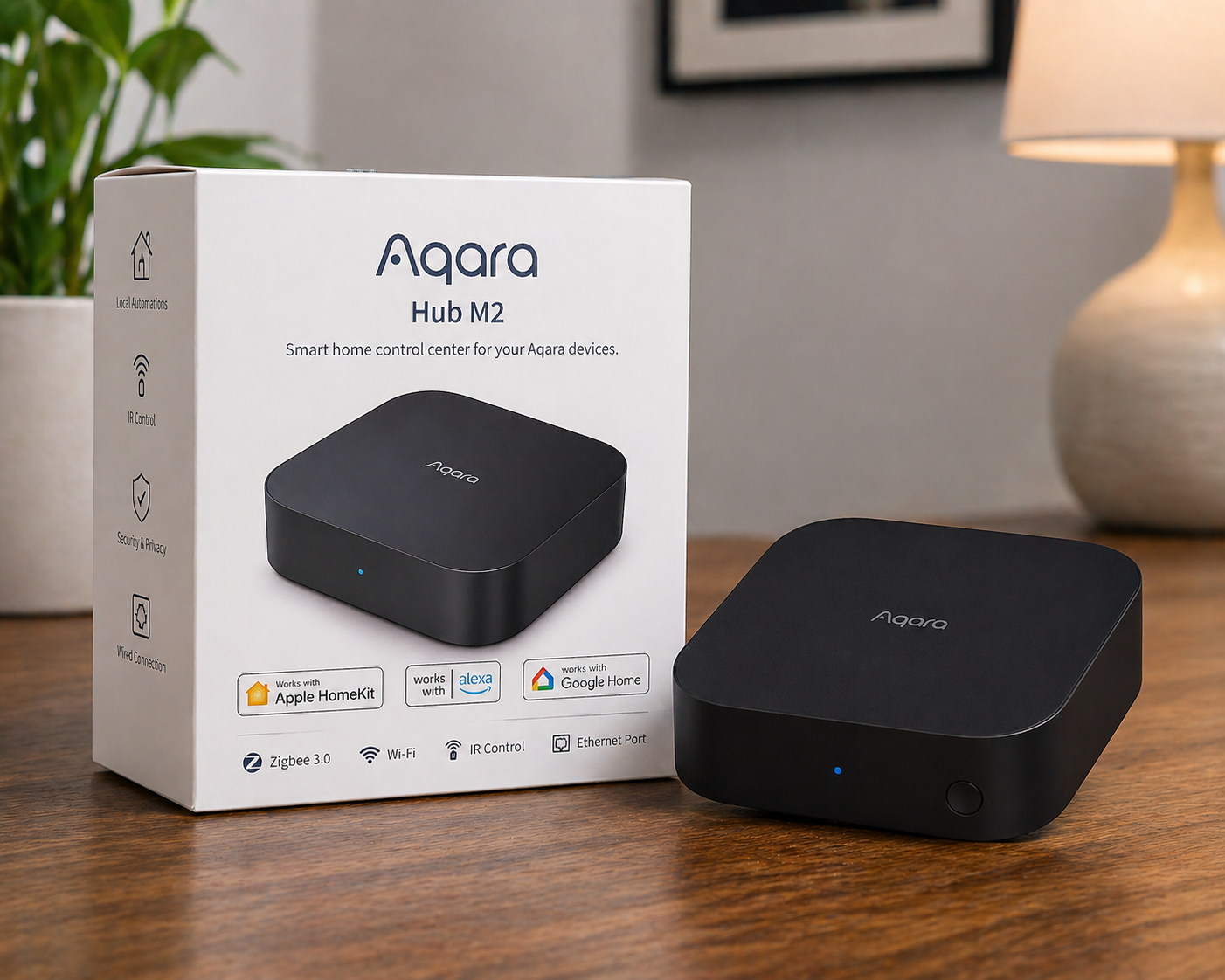 Aqara Hub M2 renter-friendly smart home device